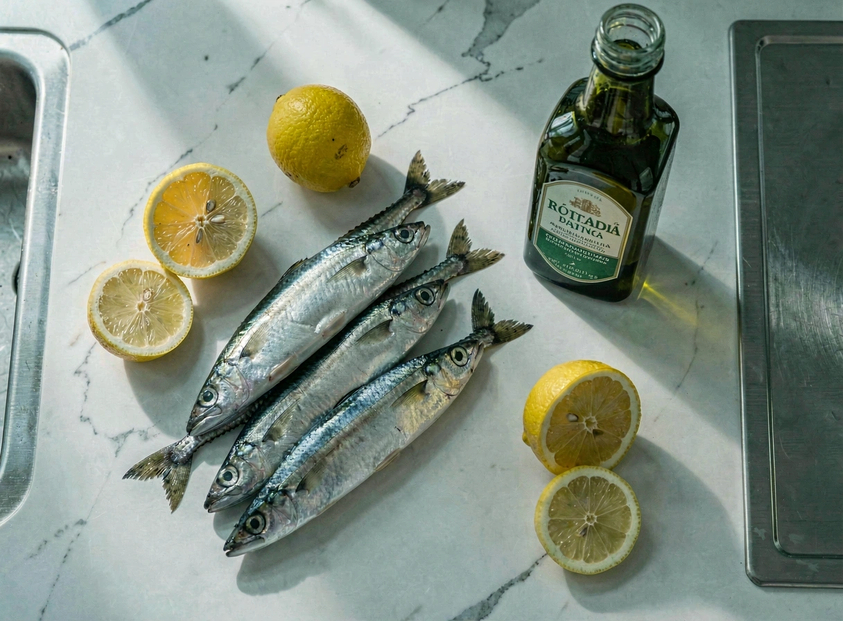 Ingredientes base da dieta mediterrânica portuguesa