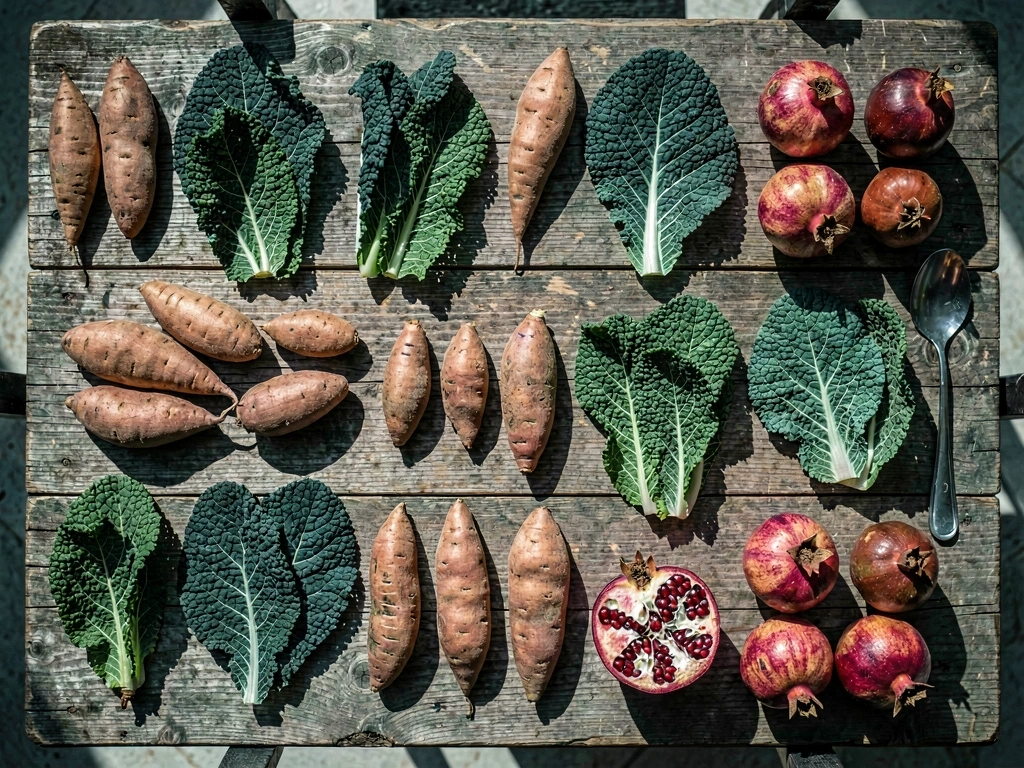 Vegetais sazonais portugueses